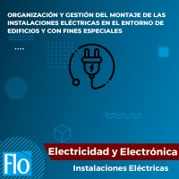 ORGANIZACIÓN Y GESTIÓN DEL MONTAJE DE LAS INSTALACIONES ELÉCTRICAS EN EL ENTORNO DE EDIFICIOS Y CON FINES ESPECIALES Flo Formación