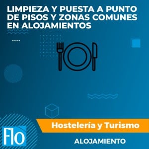 LIMPIEZA Y PUESTA A PUNTO DE PISOS Y ZONAS COMUNES EN ALOJAMIENTOS Flo Formación